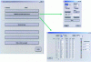 Figure 4 - Software main menu, force platform control screen and channel selection screen