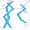 Figure 3 - Cylindrical and tortuous capillary bundle model