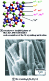 Figure 9 - Structure and crystal morphology of M1 phases