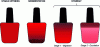 Figure 15 - Thermodynamic destabilization of nail polish