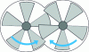 Figure 30 - Structure of the double worm screw allowing crystals to rise within the column