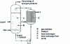 Figure 30 - Batch reactor with suspended catalyst and recirculation loop