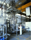 Figure 5 - Industrial chromatography unit equipped with a 150 mm diameter column (Photo NOVASEP)