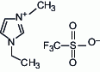 Figure 3 - 1-ethyl-3-methylimidazolium trifluoromethylsulfonate