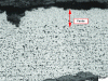 Figure 12 - Surface decarburization on unalloyed steel