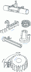 Figure 24 - Examples of inductor geometries for different types of parts [39]