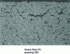 Figure 48 - Pores formed during the carbonitriding process