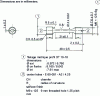 Figure 3 - Creep test piece for nickel-base superalloys (SNECMA drawing)