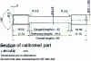 Figure 4 - Creep test piece for iron-base alloys (EDF drawing)