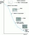 Figure 2 - Air drying: coalescence drying paint