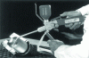 Figure 10 - Flame-powder spraying on a glass mold (doc. Castolin)