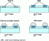 Figure 3 - Example of a process for fusible microbeads on a silicon support