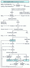 Figure 7 - Conventional scheme for purifying sodium tungstate solutions and converting them into pure APT [6]