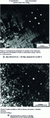 Figure 34 - Structural precipitation in alloys of the Al-Cu-Mg and Al-Cu-Mg-Si systems