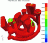 Figure 25 - Visualization of the mal-venues defects in the part shown in figure  (CTIF)