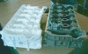 Figure 16 - Polystyrene cylinder head model and associated part (doc. PSA)