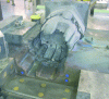 Figure 32 - Heat-treated core being adjusted in its moving cavity – clutch housing for commercial vehicles (Doc. Daimler Chrysler)