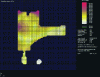 Figure 24 - Visualization of residual stress concentrations in a G20Mn5 steel mill face – Outside diameter 3.5 m, height 0.5 m, doc. Ferry Capitain