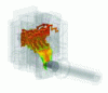 Figure 1 - Simulation of aluminum alloy die-casting filling (source: Tech'News)