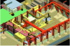 Figure 16 - CAD view of a molding and dust removal system (Credit J.D. Braun)