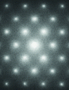 Figure 6 - Zone axis (110) for a thin aluminum layer (≍ 30 nm) at 200 keV