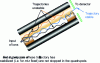 Figure 24 - Ion trajectories in a quadrupole