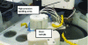 Figure 61 - The sample is applied to the polishing wheel by the handling arm (courtesy of Fraunhofer Institut IWS).