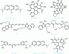 Figure 5 - Structure of the main dyes used in SDT