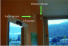 Figure 9 - Installation of an ultrasonic sensor, a radar sensor and an infrared sensor