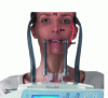 Figure 14 - Patient positioning for orthopantomography. The success of panoramic and CBCT images depends to a large extent on careful positioning of the patient in the three planes of space. PS: sagittal plane, PC: Camper plane, PAP: anteroposterior position, often objectivized in panoramic by the coincidence of the laser with the axis of the canine (Source Carestream).