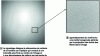 Figure 4 - Illustration of the vignetting and honeycomb effect from an image of a blank sheet of paper.