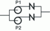 Figure 13 - Example of passive redundant motor-driven pumps