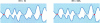 Figure 15 - Illustration of asperity peaks in contact and capillary bridges created as a function of humidity level.