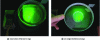 Figure 9 - Checking flatness with a monochromatic source (here, the source is a green thallium (Tl) lamp with a wavelength of 535 nm)