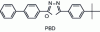 Figure 11 - Chemical structure of PBD 2-(4-biphenylyl)-5-(4-tert-butyl)phenyl-1, 3, 4-oxadiazole