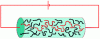 Figure 18 - Schematic diagram for creating electrical conductivity in a fibrous matrix [11].