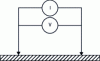 Figure 13 - Principle of thin-film resistance measurement using the 2-point method