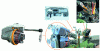 Figure 54 - General description of the various components involved in weft feed on weaving machines