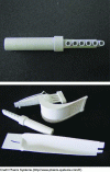 Figure 25 - Examples of alumina parts produced by Phenix Systems (Riom, France)
