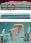 Figure 36 - Stereolithography heat exchangers in technical ceramics (3DCERAM)