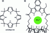 Figure 15 - a) Calix[4]pyrrole; b) sulfate ion receptor built on a calix[4]pyrrole base