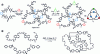 Figure 24 - Syntheses of three-leaf clover nodes involving self-organization directed by non-covalent interactions [63] [64] [65] [66].