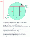 Figure 10 - Schematic diagram of photocatalysis on semiconductor particles