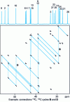 Figure 13 - Molecule 6. INADEQUATE 2D map