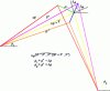 Figure 8 - SAD phasing: the two solutions are symmetrical with respect to F ''.