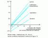 Figure 20 - Variation of the logarithm of the capacity factor k' of polyaromatic hydrocarbons as a function of the length of the grafted chain in the case of a silica (Partisil 5 µm) with 2.1 µmol · m –2 grafts.