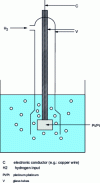 Figure 4 - Hydrogen electrode described by Hildebrand [6].