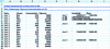 Figure 11 - Example of a spreadsheet for calculating sensitivity and whiteness