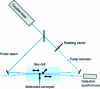 Figure 27 - Schematic diagram of saturation spectroscopy enhanced by OPO tunable lasers