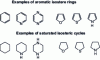 Figure 4 - Aromatic and saturated isostere rings